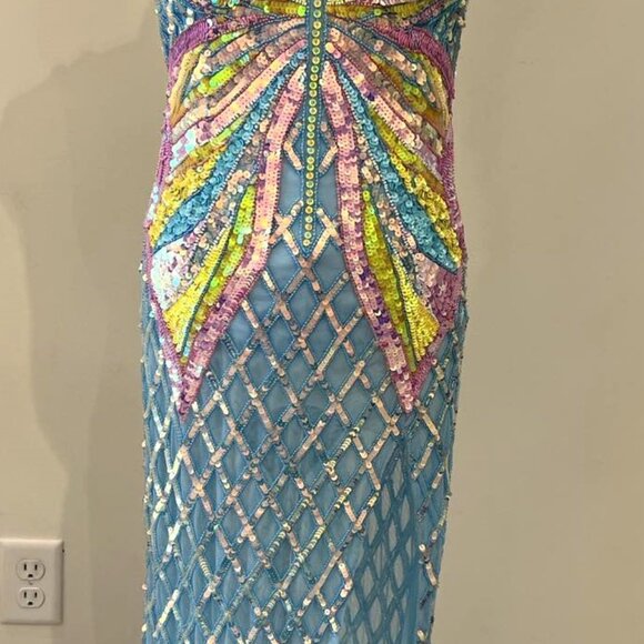 Aleta Form Fitting Gown size 00 - Picture 2 of 7